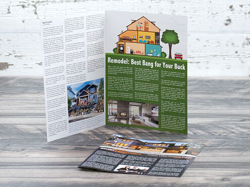 4 Page Half Fold Newsletters