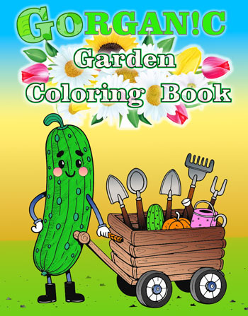 Coloring book cover design example