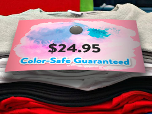 Custom printed hang tags