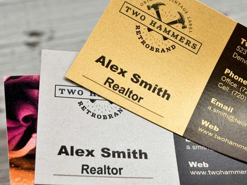Realtor business cards