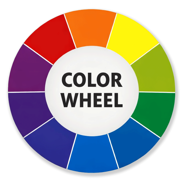 Color wheel illustration