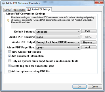 Bugt en million melodisk PDF File Setup and Printing Help