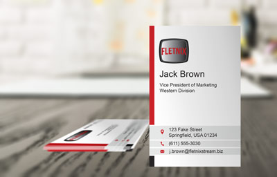 Well-designed business card