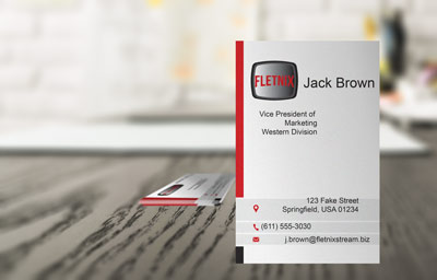 Poorly designed business card