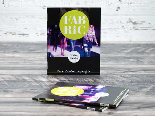 Perfect Binding used to bind a catalog photo