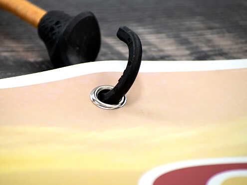 Indoor/outdoor vinyl banners