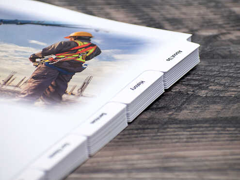 Tab dividers for books and binders