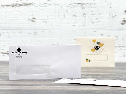 Custom envelopes with company logo