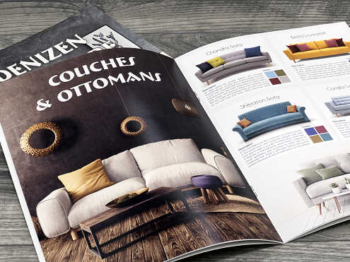 Saddle stitch booklet example