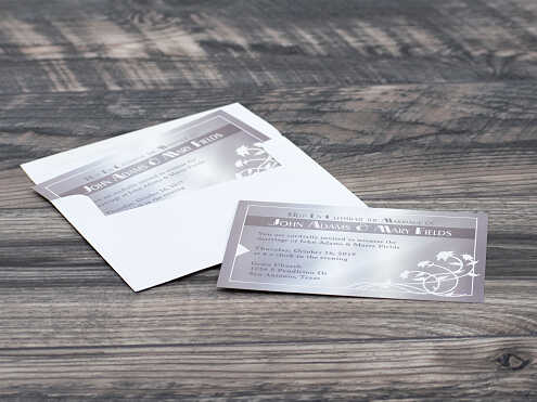 Printed invitations