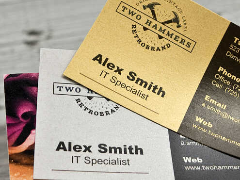 Business Card - Paper Variety