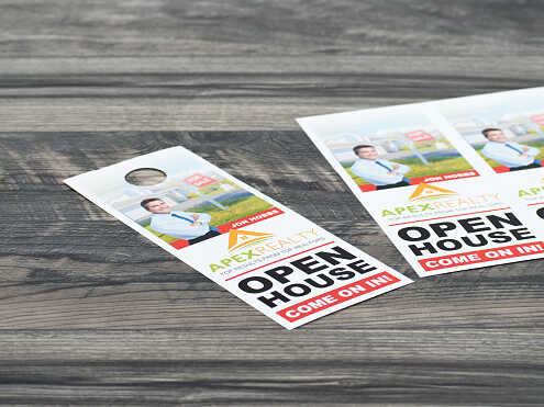 Custom Door Hangers, Cheap Door Hanger Printing