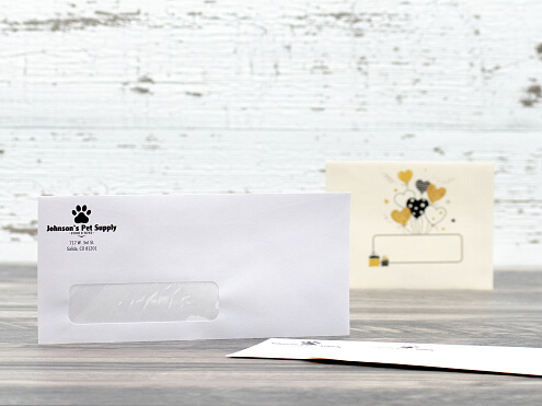 Letter stuffed envelope mailing