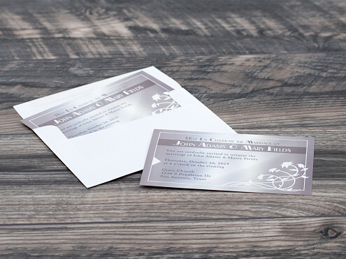 Wedding Invitation with Blank Envelope Thumbnail