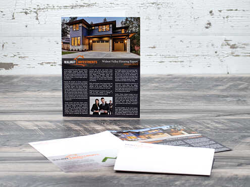 Right Angle Half Fold Brochure