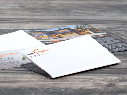 Right Angle Half Fold Newsletters