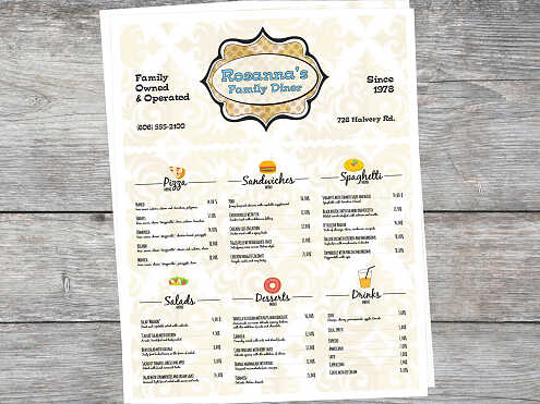 Menu Printing for Restaurants