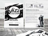 Black and White Printed Flyers thumbnail