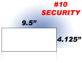 Blank Envelopes: #10 Security