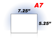 Blank Envelopes: A7 - 5 1/4" x 7 1/4"